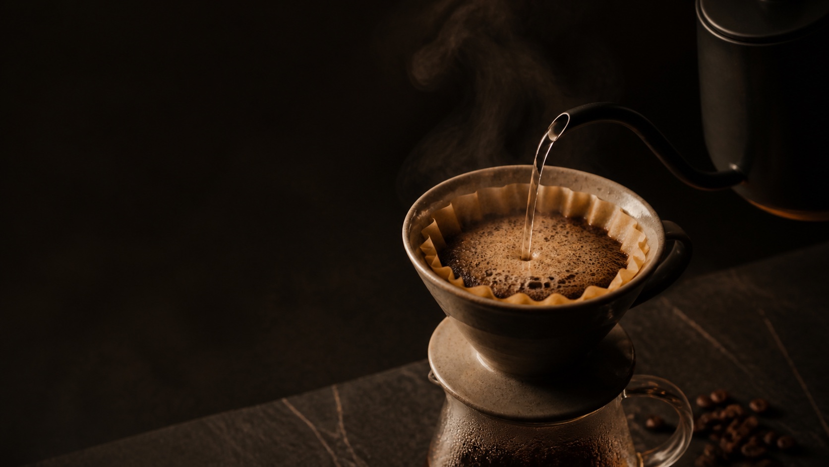 Coffee being poured
